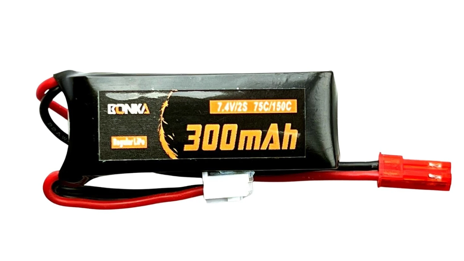 Bonka LiPo 2S 300mAh 7.4V 75C JST 1 Bonka LiPo 2S 300mAh 7.4V 75C JST