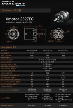 Dualsky XM2527EG-23 1600 RPM/V 37g Cased Outrunner 7 Dualsky XM2527EG-23 1600 RPM/V 37g Cased Outrunner -Remote Control Model Shop dualsky xm2527eg 23 1600 rpm v 37g cased outrunner 40