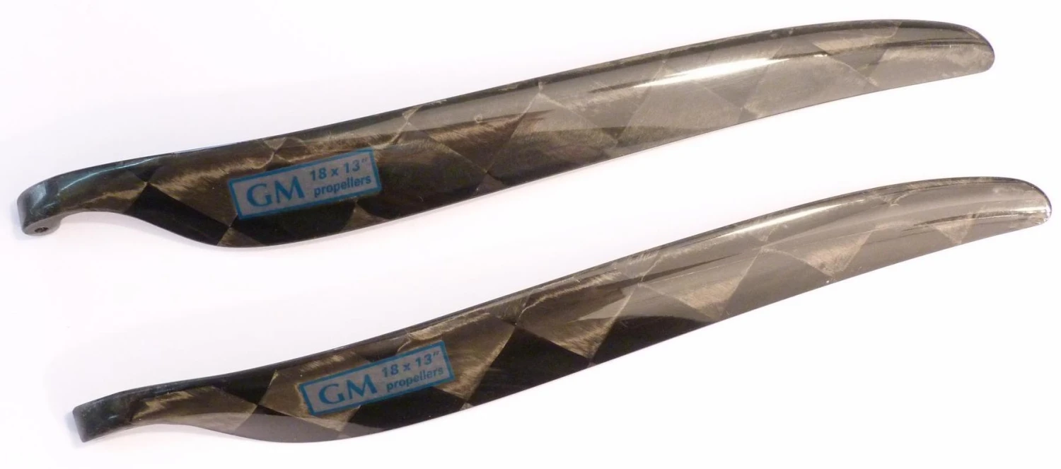 GM 18x13 Folding Prop Blades 1 GM 18x13 Folding Prop Blades