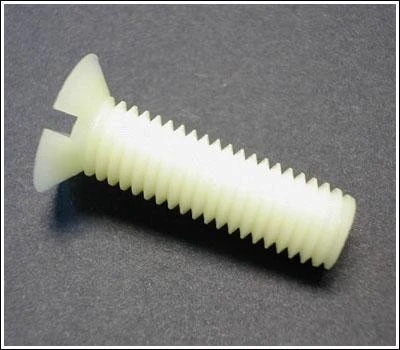 M3x10 Mm Countersunk Slot End Nylon Screws (5) 1 M3x10 Mm Countersunk Slot End Nylon Screws (5)