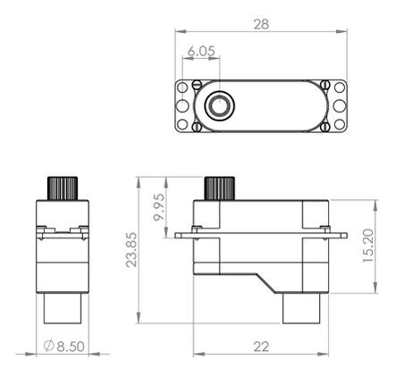 MKS DS65K Servo - 2.2Kg.cm 0.15s 6.5g 9mm 3 MKS DS65K Servo - 2.2Kg.cm 0.15s 6.5g 9mm - Image 3