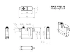 MKS HV6130 Servo - 8.1Kg.cm 0.10s 22.5g 10mm 7 MKS HV6130 Servo - 8.1Kg.cm 0.10s 22.5g 10mm -Remote Control Model Shop mks hv6130 servo 8 1kg cm 0 10s 22 5g 10mm 80